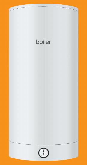Hot water cylinder illustration
