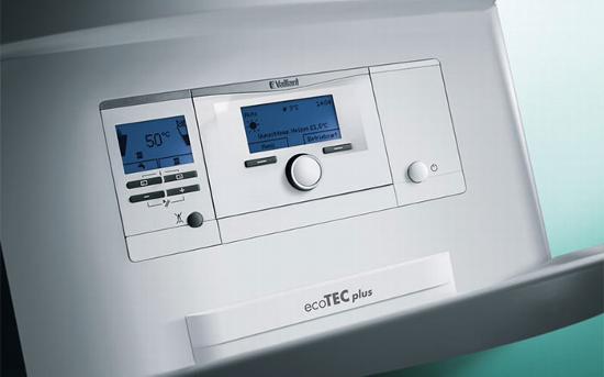 Boiler controls on a Vailiant Eco Tec Plus